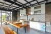 Riverside garden house for rent in Ngoc Thuy Long Bien